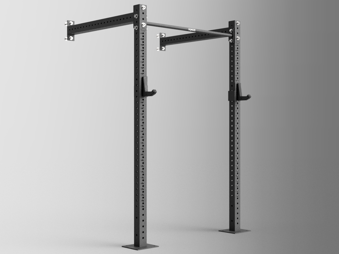 Wall-Mounted Power Rack Configurator SQMIZE® PREMIUM BISON - SQMIZE Nederland