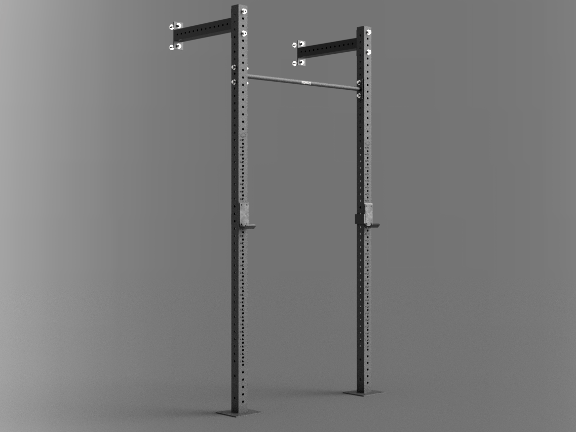 Wall-Mounted Power Rack Configurator SQMIZE® PREMIUM BISON - SQMIZE Nederland