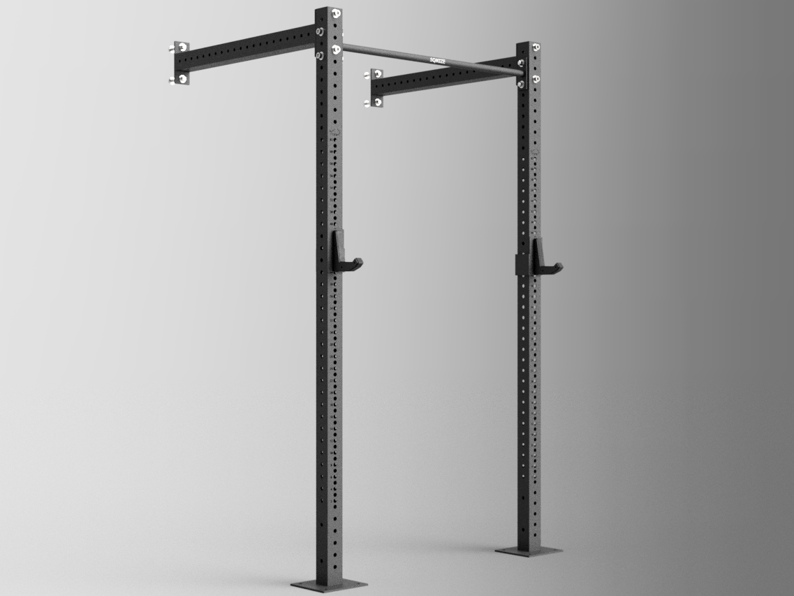 Wall-Mounted Power Rack Configurator SQMIZE® PREMIUM BISON - SQMIZE Nederland